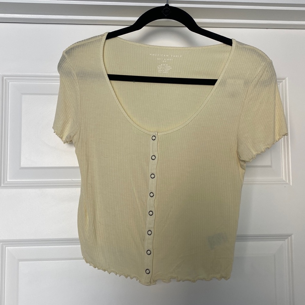American Eagle Ribbed Crop Top